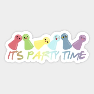 Boardgame Party Time Sticker